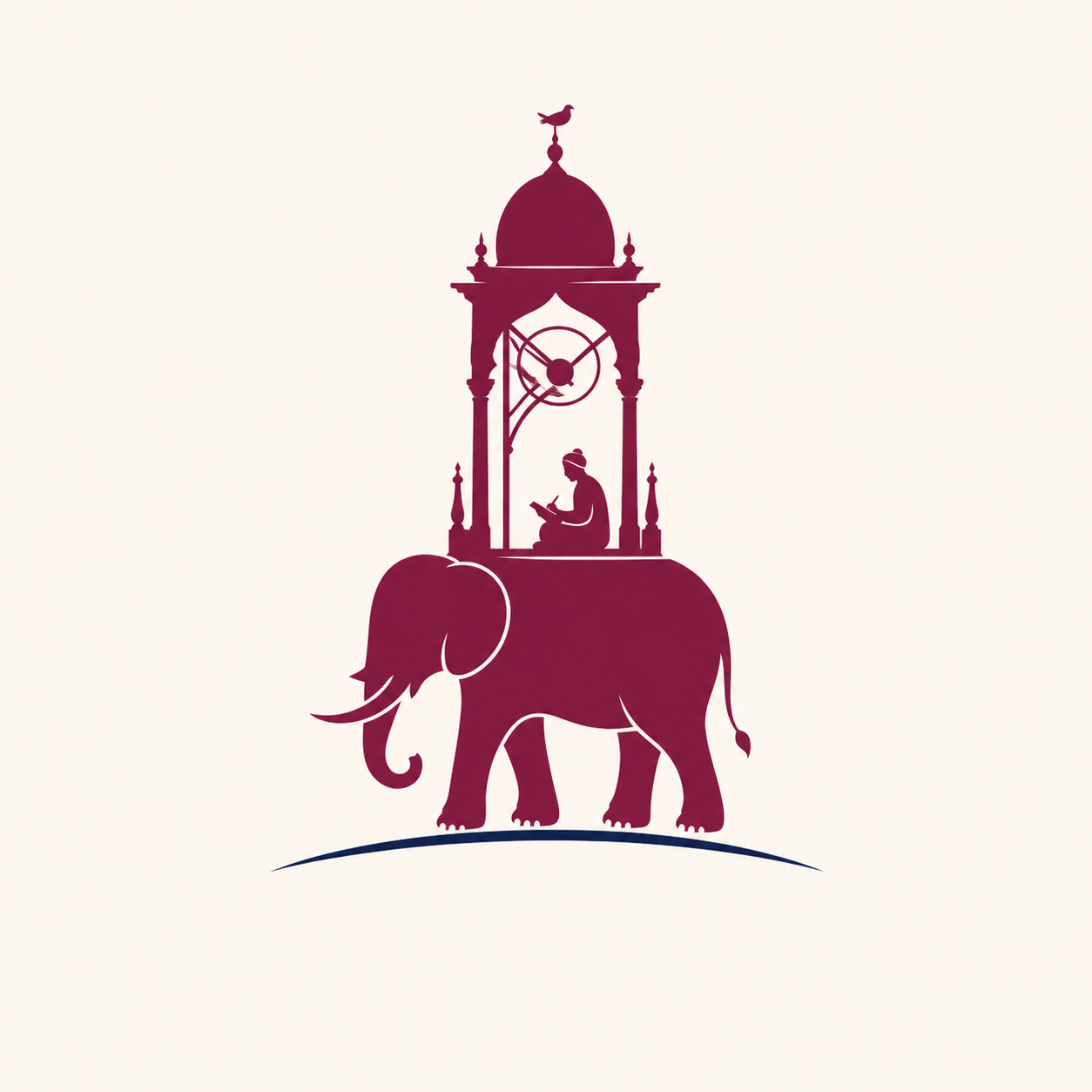 شعار سليمان اللوح المستوحى من ساعة الفيل